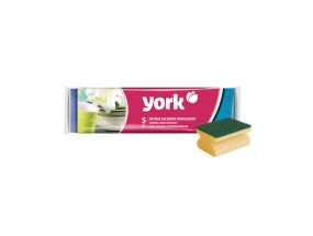 Scouring sponge with concavity 5 pcs in pack YORK