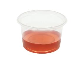 Läbipaistev degusteerimistops 100ml diameetriga 71mm, pakis 100tk