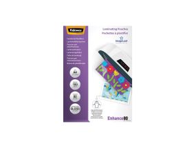 Laminating film A4, 80mic, 100 sheets FELLOWES