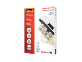 Lamineerimiskile A4, 125mic, 100 lehte FELLOWES läikiv