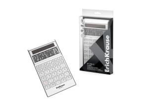 Lauakalkulaator 12-kohaline ERICH KRAUSE DC-2708-12 Classic, valge