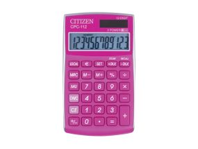 Калькулятор настольный CITIZEN CPC-112 розовый