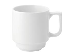 Lauanõud kohvikruus UTOPIA 230ml valge