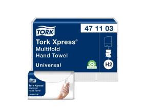 Lehträtik 2-kihiline TORK Xpress Multifold Universal H2, 23,4x21,3cm 190 lehte (471103)