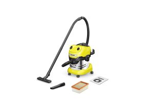 Vacuum Cleaner KARCHER Wet and dry vacuum cleaner WD 4 S V-20/5/22 1000 Watts Suction power 240w...