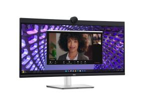 LCD Monitor DELL P3424WEB 34" Curved/21 : 9 Panel IPS 3440x1440 21:9 60Hz 5 ms Speakers Camera...