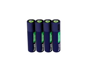 BATTERY RECH. LI-ION AAA/500MAH USB-C 4PACK 25671 TRUST