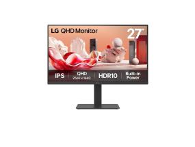 LCD Monitor LG 27 " 2560 x 1440 pixels Quad HD Native aspect ratio 16:9 LCD Flat 27BA54QB-B