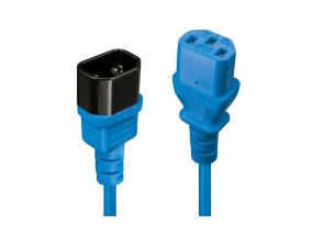 CABLE POWER IEC EXTENSION 1M/BLUE 30471 LINDY