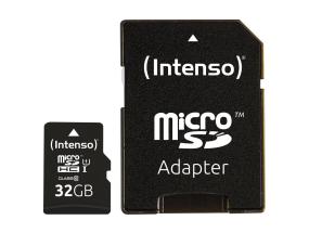 MEMORY MICRO SDHC 32GB UHS-I/W/ADAPTER 3423480 INTENSO