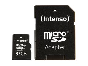 MEMORY MICRO SDHC 32GB UHS-I/W/ADAPTER 3423480 INTENSO