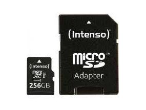 MEMORY MICRO SDXC 256GB UHS-I/W/ADAPTER 3423492 INTENSO