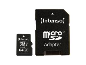 MEMORY MICRO SDXC 64GB C10/W/ADAPTER 3433490 INTENSO
