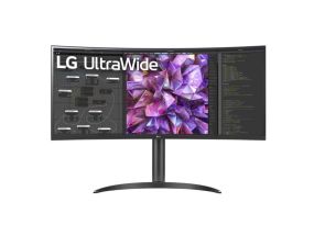 LCD Monitor LG 34WQ75C-B 34&quot; Curved/21 : 9 Panel IPS 3440x1440 21:9 5 ms Speakers Height...