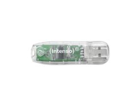 MEMORY DRIVE FLASH USB2 32GB/TRANSPARENT 3502480 INTENSO