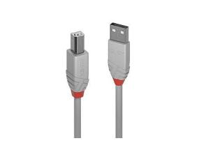 CABLE USB2 A-B 2M/ANTHRA GREY36683 LINDY