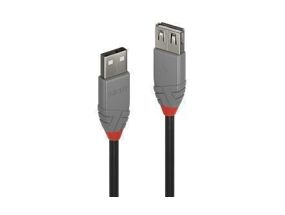 CABLE USB2 TYPE A 3M/ANTHRA 36704 LINDY