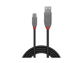 CABLE USB2 A TO MICRO-B 0.5M/ANTHRA 36731 LINDY