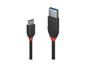 CABLE USB3.2 A-C 1M/BLACK 36916 LINDY