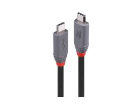 CABLE USB4 240W TYPE C 1.5M/40GBPS ANTHRA LINE 36957 LINDY