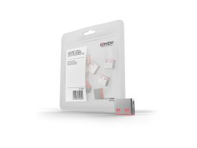 USB PORT BLOCKER 10PACK/PINK 40460 LINDY