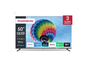 TV Set THOMSON 50&quot; 4K/Smart QLED 3840x2160 Wireless LAN Bluetooth Google TV Black 50QG4S14