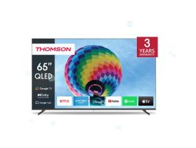 TV Set THOMSON 65" 4K/Smart QLED 3840x2160 Wireless LAN Bluetooth Google TV Dark Grey 65QG4S14