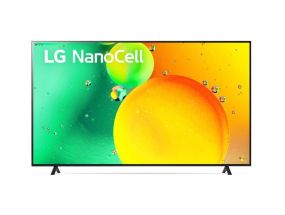 TV Set LG 75&quot; 4K/Smart 3840x2160 Wireless LAN Bluetooth Black 75NANO753QA