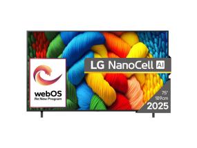 TV Set LG 75 " 4K Ultra HD 3840 x 2160 pixels Flat 16:9 LED 75NANO80A3B
