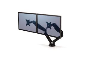 MONITOR ACC DESK MOUNT DUAL/PLATINIUM 8042501 FELLOWES