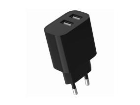 CHARGER USB UNIVERSAL BLACK/2P TA-UC-2A12-01-BK GEMBIRD