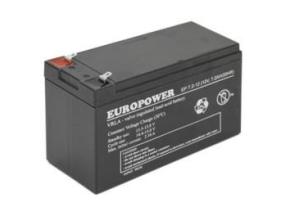 BATTERY 12V 7.2AH VRLA/EP7.2-12 T2 EUROPOWER EMU
