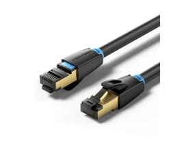 PATCH CABLE CAT.8 SFTP/10M BLACK IKABL VENTION