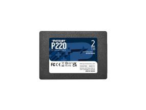 SSD PATRIOT P220 2TB SATA Write speed 500 MBytes/sec Read speed 550 MBytes/sec 2,5" TBW 960 TB…