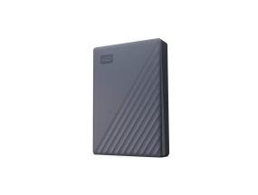 External HDD WESTERN DIGITAL My Passport WDBRMD0050BGY-WESN 5TB USB-C Colour Grey WDBRMD0050BGY-WESN