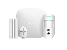 ALARM SECURITY STARTERKIT CAM/HDR WHITE 156253 AJAX