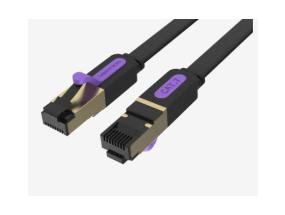 PATCH CABLE CAT.7 FLAT/10M BLACK ICABL VENTION