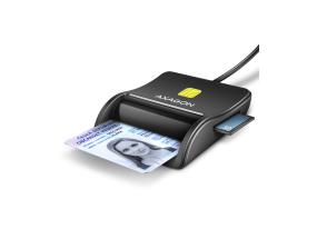 CARD READER FLAT SMARTCARD 4SL/USB2.0 1.3M CRE-SM3SD AXAGON