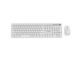 KEYBOARD +MOUSE WRL ENG/WHITE KBS-WMS-01-W GEMBIRD