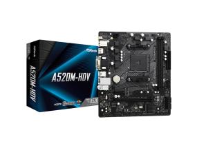 Mainboard ASROCK AMD A520 SAM4 Micro-ATX Memory DDR4 Memory slots 2 1xPCI-Express 3.0 1x 1xPCI…