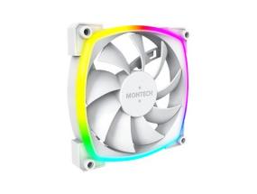 CASE FAN 120MM/AX120 PWM WHITE 3 IN 1 MONTECH