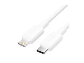 CABLE USB-C TO LIGHTNING/1M WHITE LAKWF VENTION