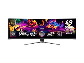 Monitor MSI 49 " 5120 x 1440 pixels Dual QHD Native aspect ratio 32:9 QD-OLED Curved MPG491CQPXQD…