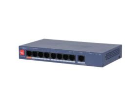 Switch DAHUA CS4009-8ET1GT-60 Switch type Managed Switch layer L2 9xRJ-45 ports RJ-45 Ports Type…