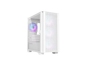 Case MONTECH AIR 100 ARGB MidiTower Not included MicroATX MiniITX Colour White AIR100ARGB(W)