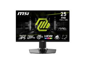LCD Monitor MSI MAG 255PXF 24.5" Gaming Matte Panel IPS 1920x1080 16:9 300Hz 0.5 ms Speakers Colour…