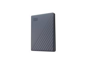 External HDD WESTERN DIGITAL My Passport WDBWML0020BGY-WESN 2TB USB-C Colour Grey WDBWML0020BGY-WESN