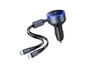 MOBILE CHARGER CAR USB/3P BLACK FFOB0 VENTION