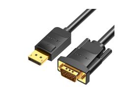 CABLE DP TO VGA 2M/BLACK HBLBH VENTION