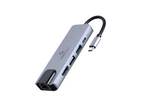 I/O ADAPTER USB-C TO HDMI/USB3/5IN1 A-CM-COMBO5-04 GEMBIRD